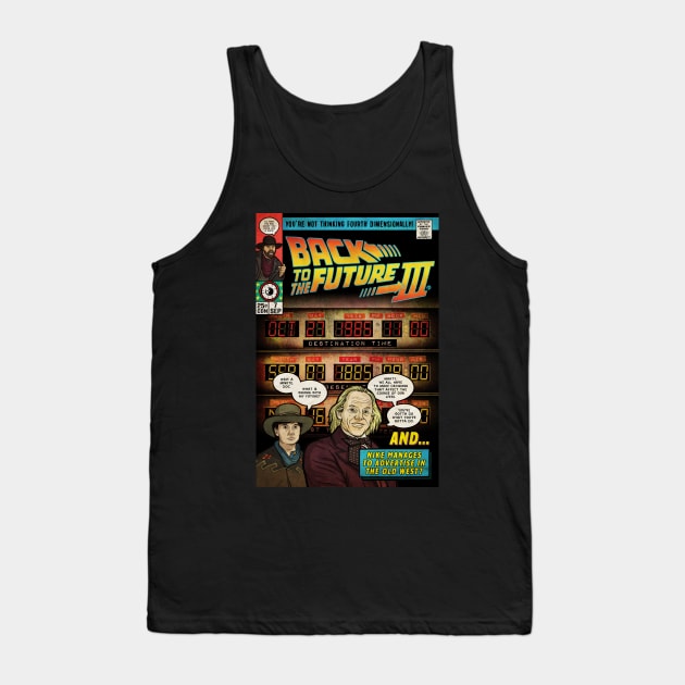 Back to the Future 3 (Culture Creep) Tank Top by Baddest Shirt Co.